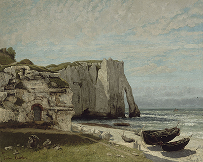 Die Küste von Etretat Gustave Courbet